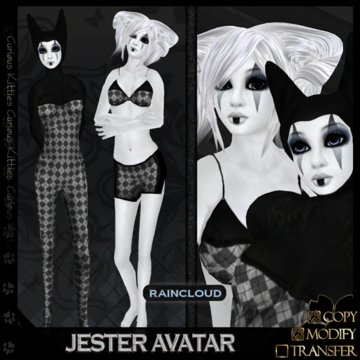 =^.^= Curious Kitties - Raincloud Jester Avatar