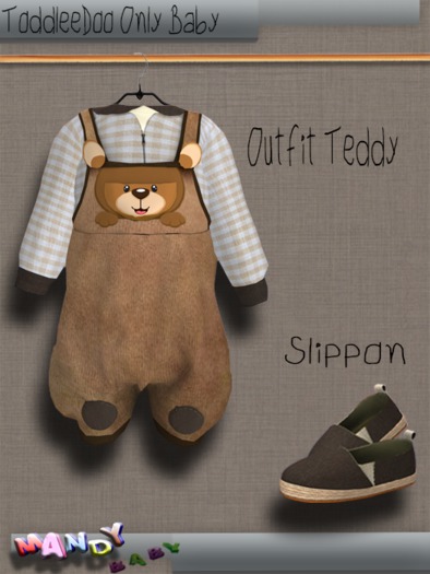 .:M.B:. Outfit - Teddy (ONLY TODDLEEDOO BABY)