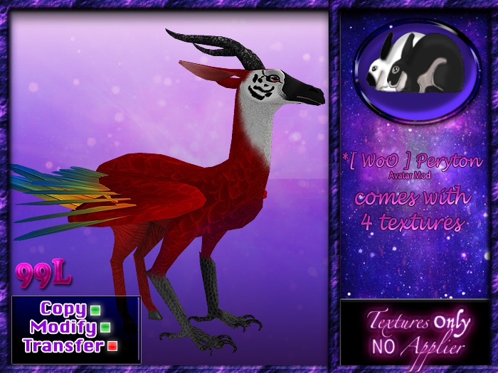 [ WoO ] Peryton - Scarlet macaw