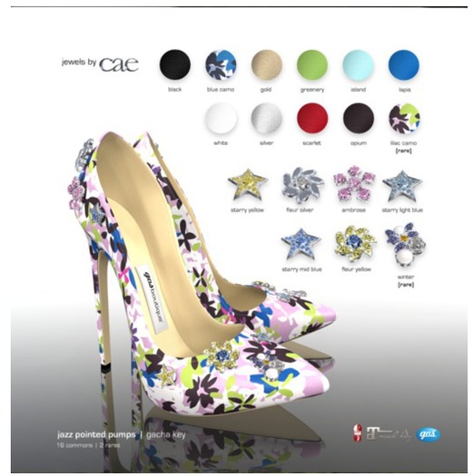 [Gos] Jazz Pump Shoe Button :: Winter [RARE]