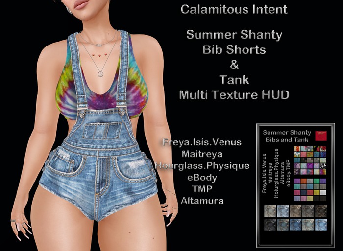 *CI*  Summer Shanty Bibs and Tank (Add Me)