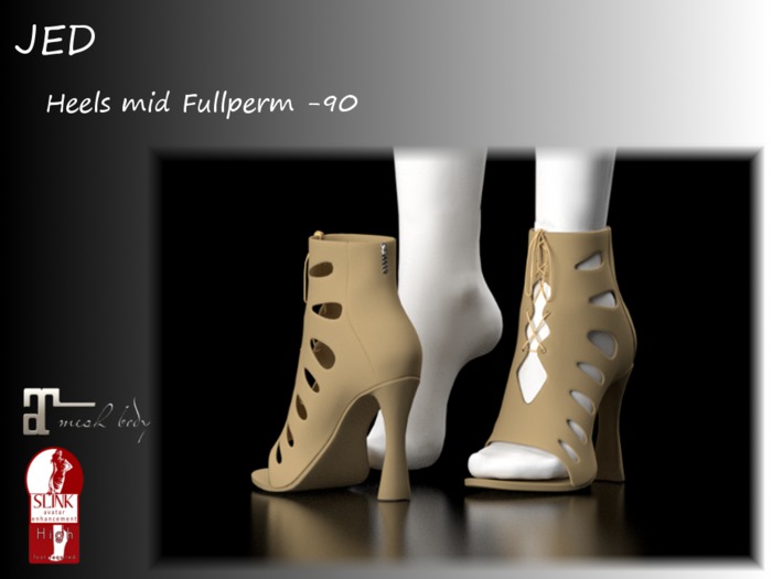 Heels mid Maitreya Slink Fullperm -90