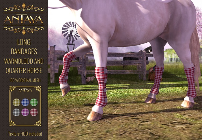 :: ANTAYA :: WHRH Horse long bandages \ ADD ME