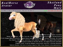 *E* RealHorse Avatar V2 - Shetland Mare PG