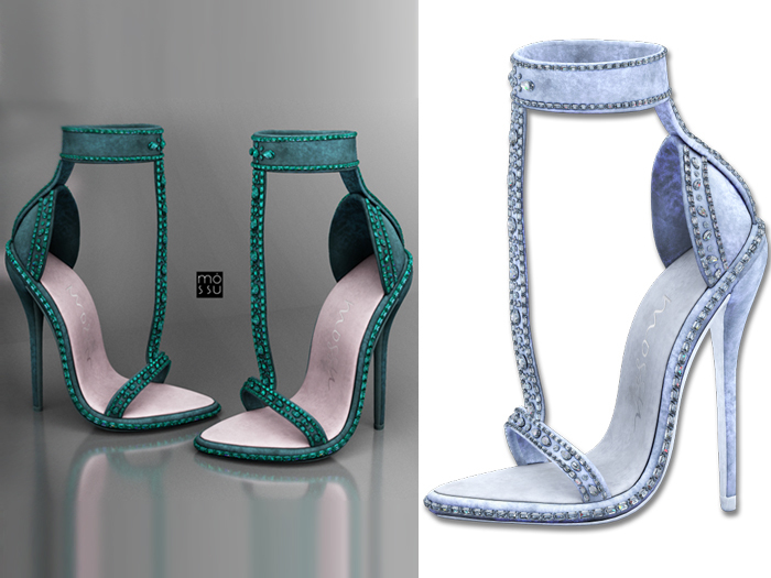 Mossu - Crystal.Heels - Blue