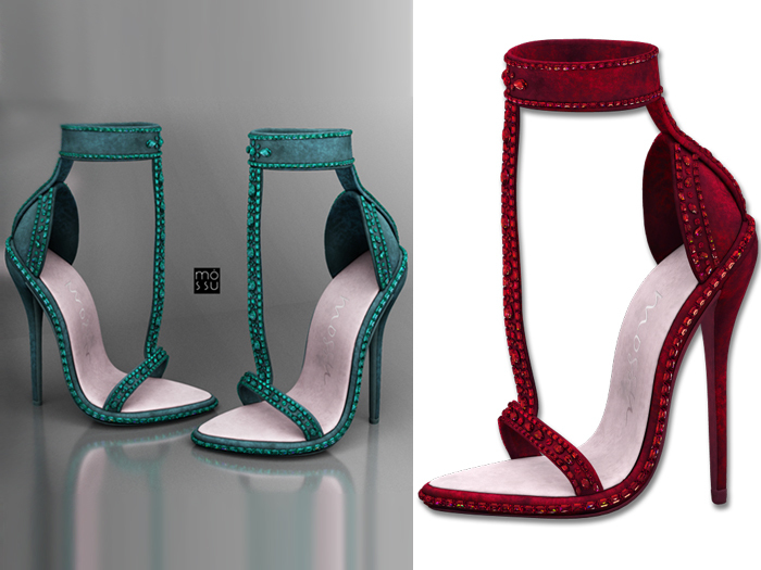 Mossu - Crystal.Heels - Red
