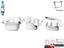 WC332 Tube Top with Ruffles Around FITMESH Devkit