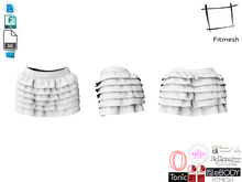 Dae Obj FBX Lacy Skirt for Maitreya, Slink, Belleza, Ocacin, Ebody, Tonic, TMP
