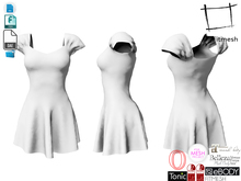 Dae Obj FBX Fairy Dress for Maitreya, Slink, Belleza, Ocacin, Ebody, Tonic, TMP