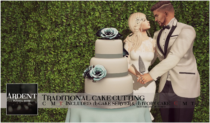 Ardent Poses - Traditional Cake Cutting