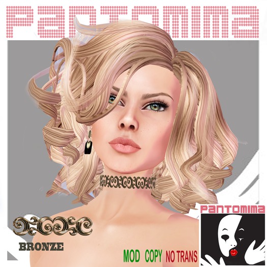 Pantomima chocker arabesco bronze