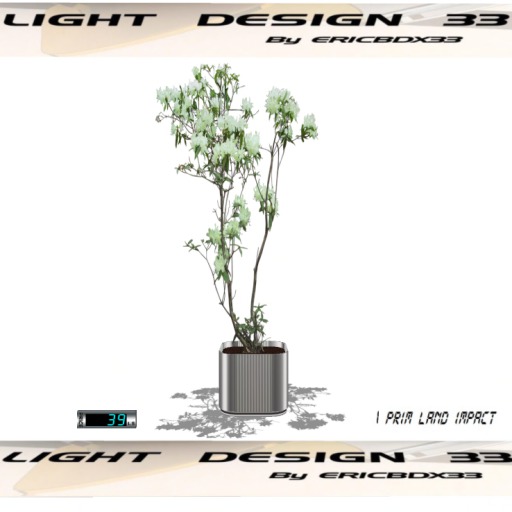 Flowers Plant 4 -Modern Planter 5 Metal - Mesh - 1Prim (Boxed)