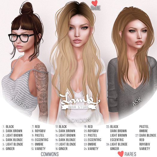Lamb. Asleep - Dark Blonde Pack