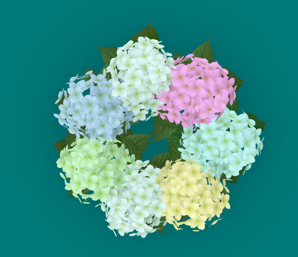Dakota Designs Hydrangea Fatpack Wreath