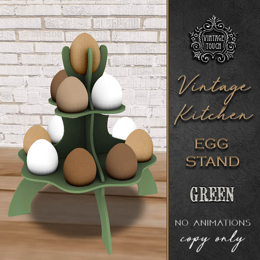 Vintage Touch Shabby Kitchen Egg Stand BX