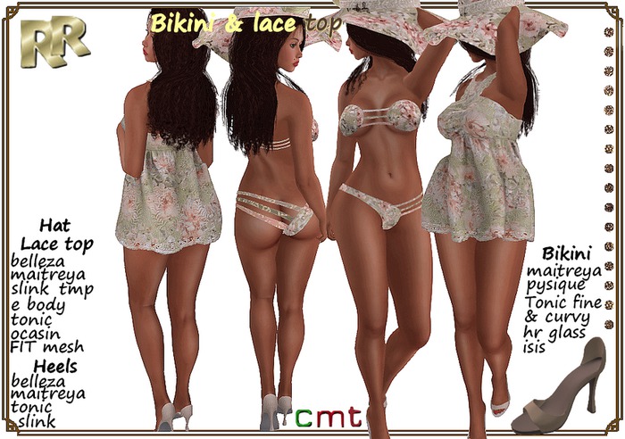 Bikini& Lacy top-Rejuve's raggs