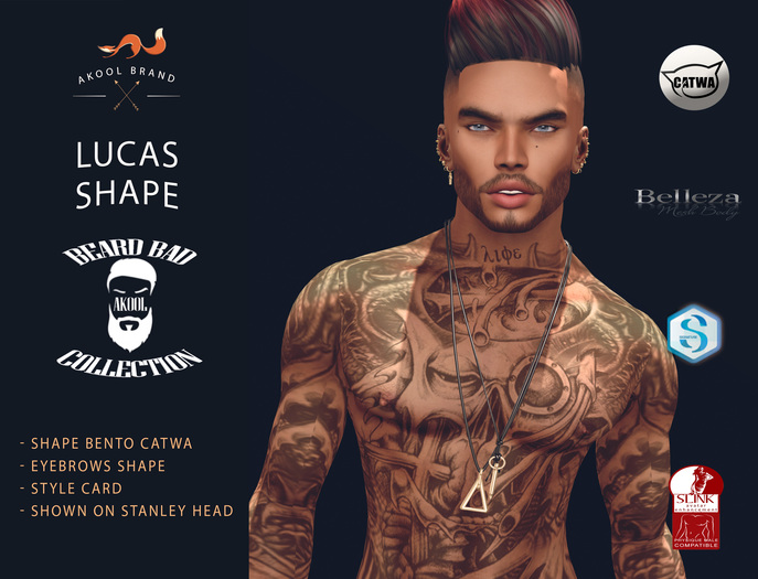 {Akool&Ohibo} Lucas Shape Bento #CATWA Stanley