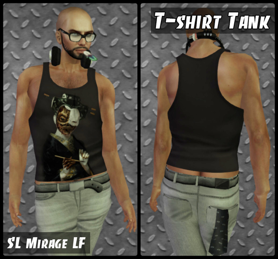 Mesh Mens T-shirt Tank Ghost In The Shell