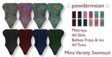 powdermoon - Minx Variety Swimsuit DEMO - Maitreya Lara, Physique, Hourglass, Freya, Isis, Tonic, Fine, Curvy