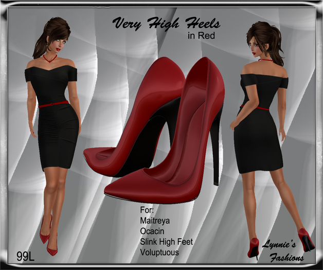 VERY HIGH HEELS RED