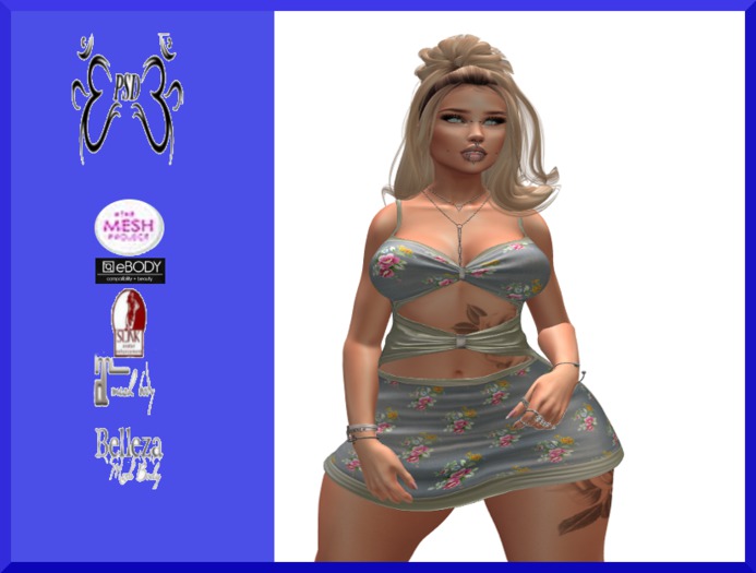 PSD! Angie Dress Blue