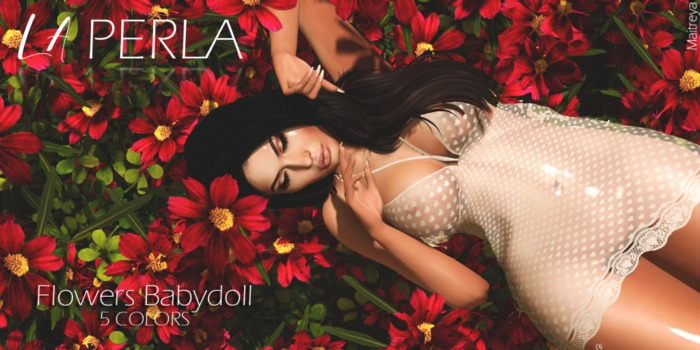 {LP}- Flowers Babydoll