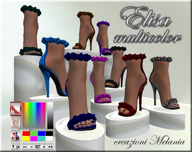 Melania - Carol sandals Black