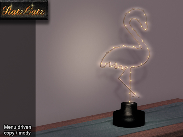 .:[ RatzCatz ]:. Illuminated Flamingo