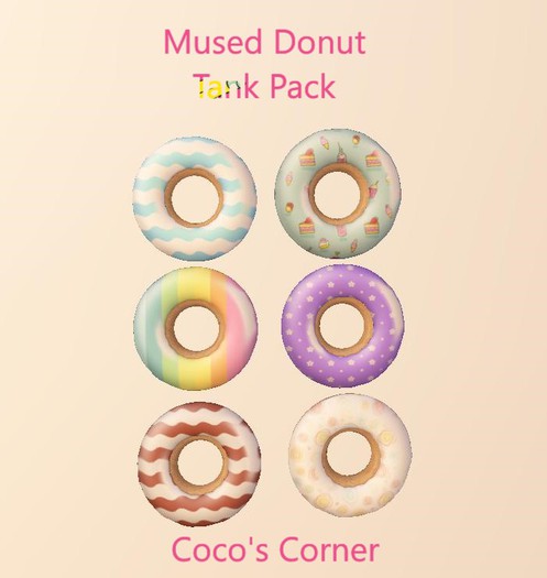 Mused Donut Tank Pack