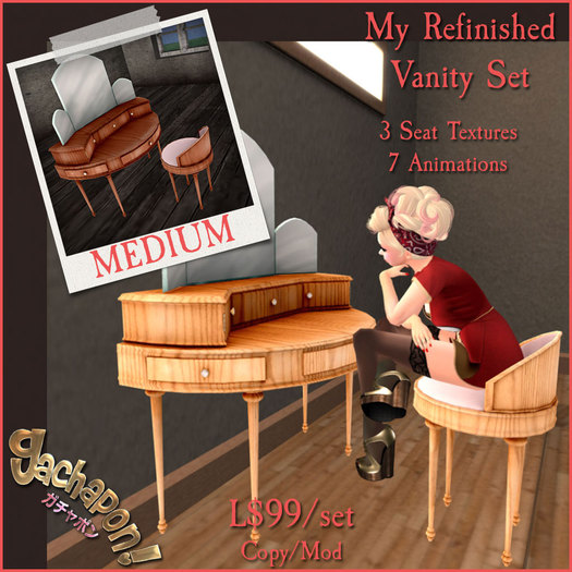 Gachapon! My Refiinished Vanity Set MEDIUM