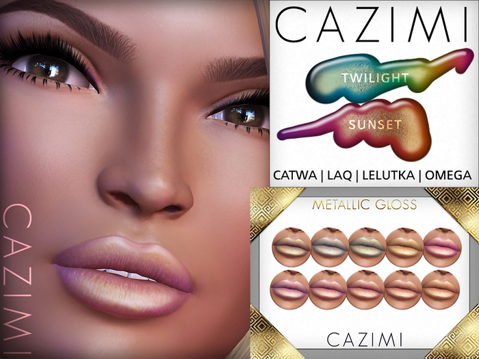CAZIMI: Lips - Metallic Gloss [All]
