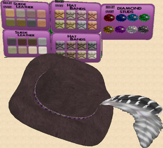 Demo Suede Leather Hat