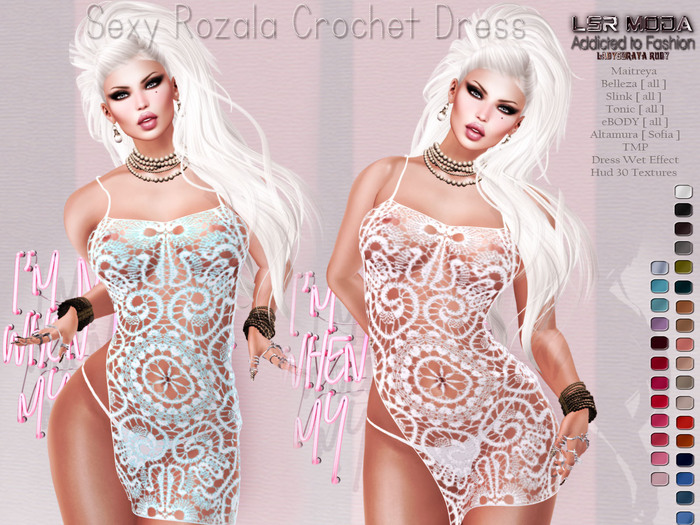 [ LsR ] - Sexy Rozala Crochet Dress DEMO