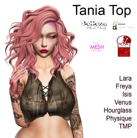 [RRS]Tania Top #5 (Maitreya, Belleza, Slink, TMP)
