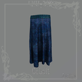 *pm* Caravan: Catina - Velvet Burnout Skirt/Cobalt