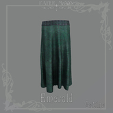 *pm* Caravan: Catina - Velvet Burnout Skirt/Emerald