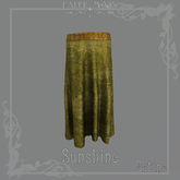 *pm* Caravan: Catina - Velvet Burnout Skirt/Sunshine