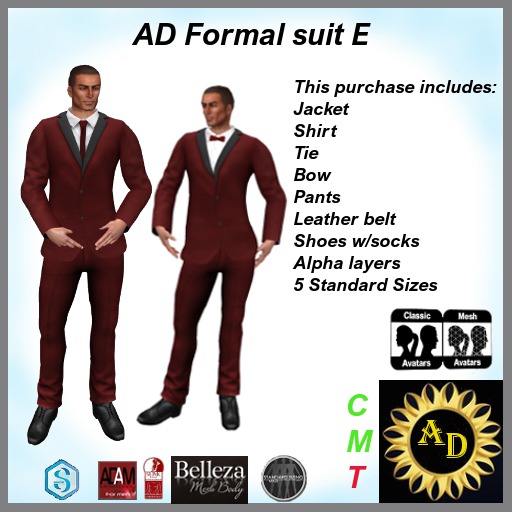 AD Formal suit E - Boxed