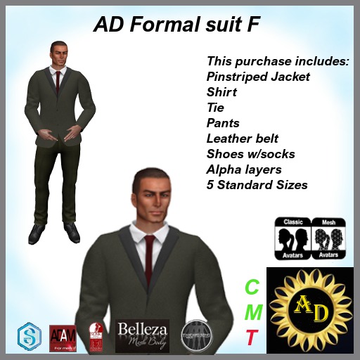 AD Formal suit F - Boxed