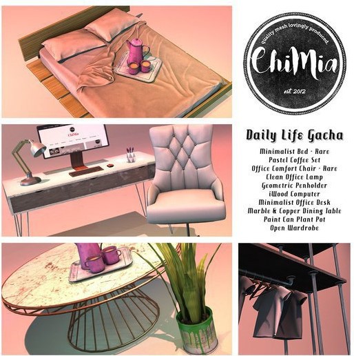 ChiMia - Office Comfort Chair (PG) - Daily Life Gacha RARE