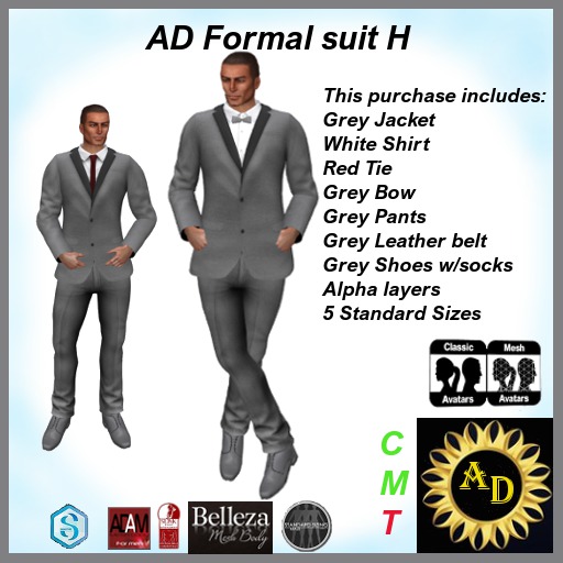 AD Formal suit H - Boxed