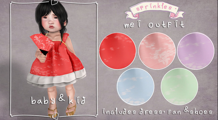 Sprinkles . Mei outfit mint
