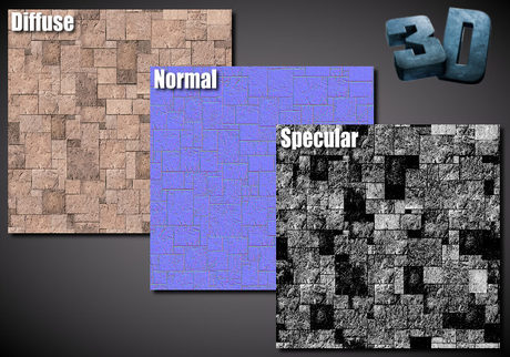 Second Life Marketplace - JU Stone Floor Tile 007 3D Textures Full Perm