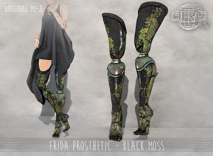 -DRD- Frida Prosthetic - Black Moss (add)
