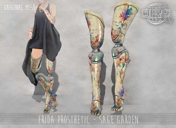 -DRD- Frida Prosthetic - Sage Garden (add)