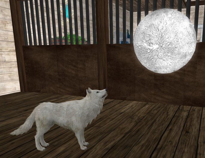 Second Life Marketplace - Howling Wolf @ Moon Tip Jar