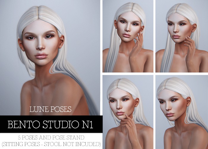 {{ LUNE }} BENTO STUDIO POSE PACK - N1
