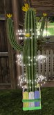 Lighted Cactus in Wooden planter 3