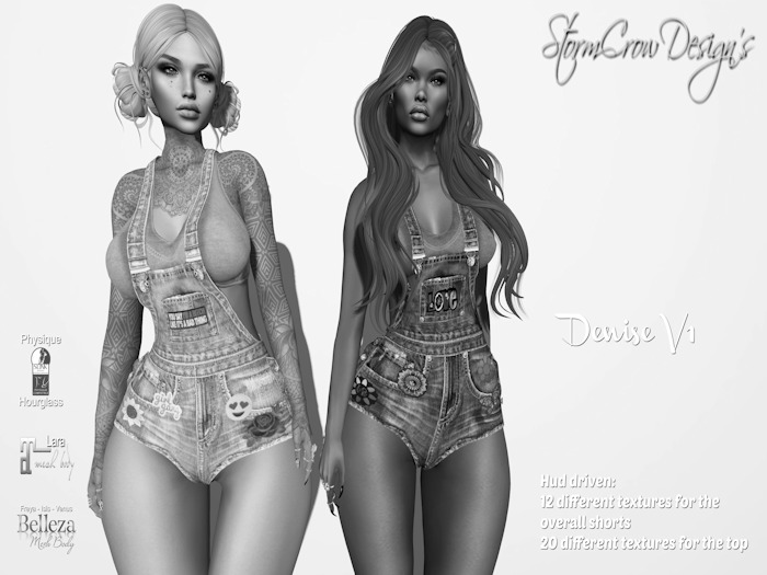 DEMO DENISE OVERALL SHORTS/TOP V1