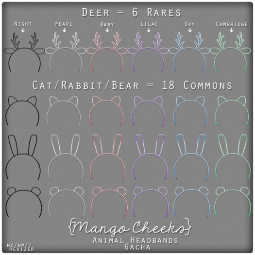 {Mango Cheeks} Animal Headband: Deer/Night RARE